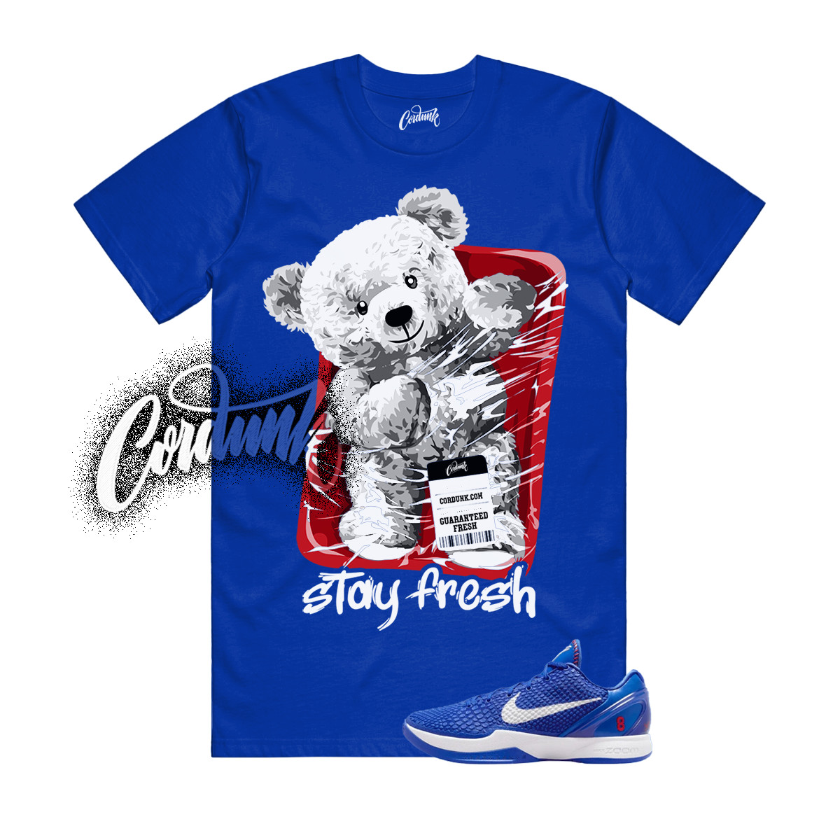 6 Game Royal Blue White University Red LA T Shirt Match STAY