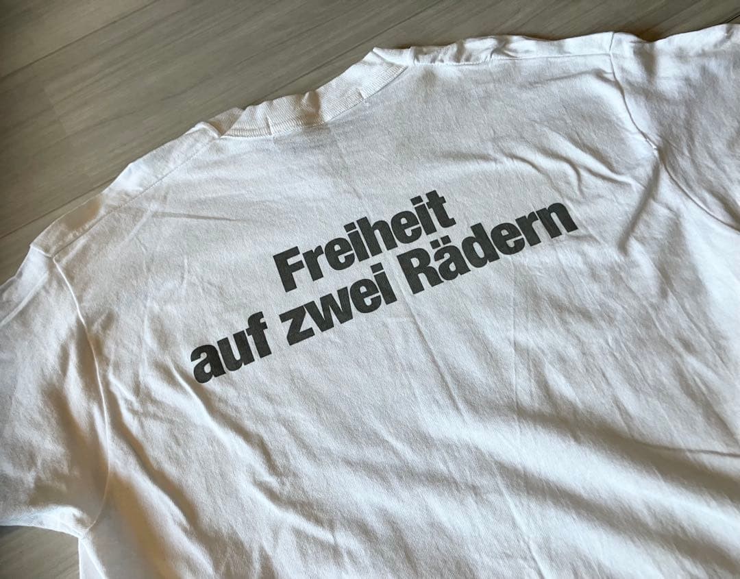 BMW Motorrad Vintage Motorcycle T-Shirt White 90s 20s Free Size