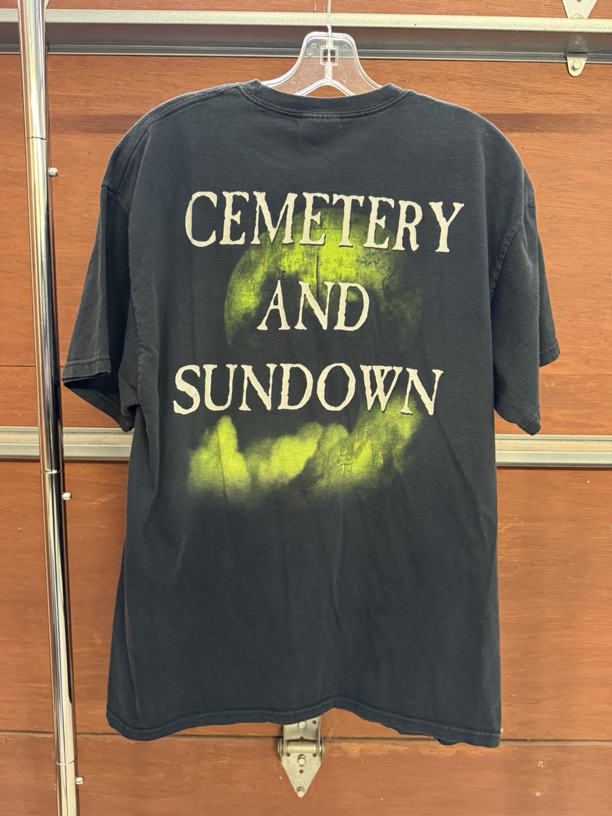 Vintage 2000s CRADLE OF FILTH Cemetery And Sundown Faded Worn Aged T Shirt Sz L