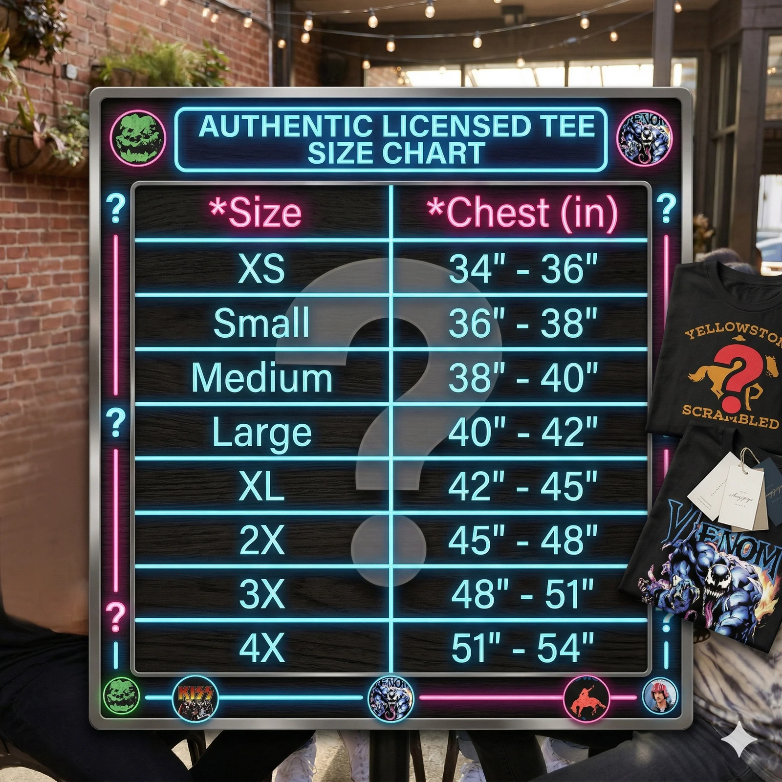 Men’s Authentic Licensed Graphic Tee 3-Pack (Mystery Overstock)