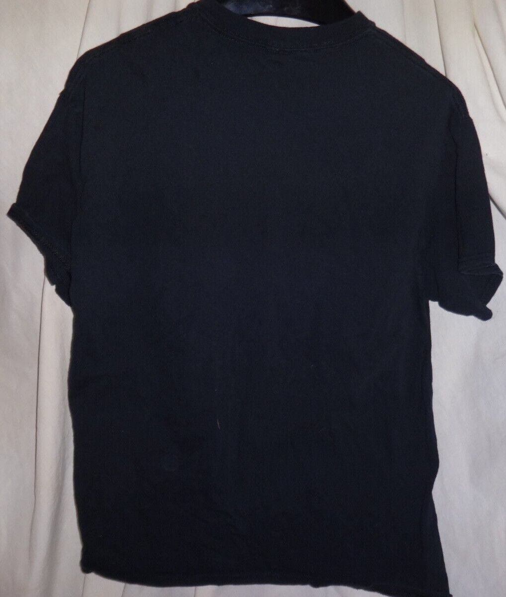 Liquid Blue Jimi Hendrix Shirt Purple Haze Rainbow Neon Rare SS Black Sz L
