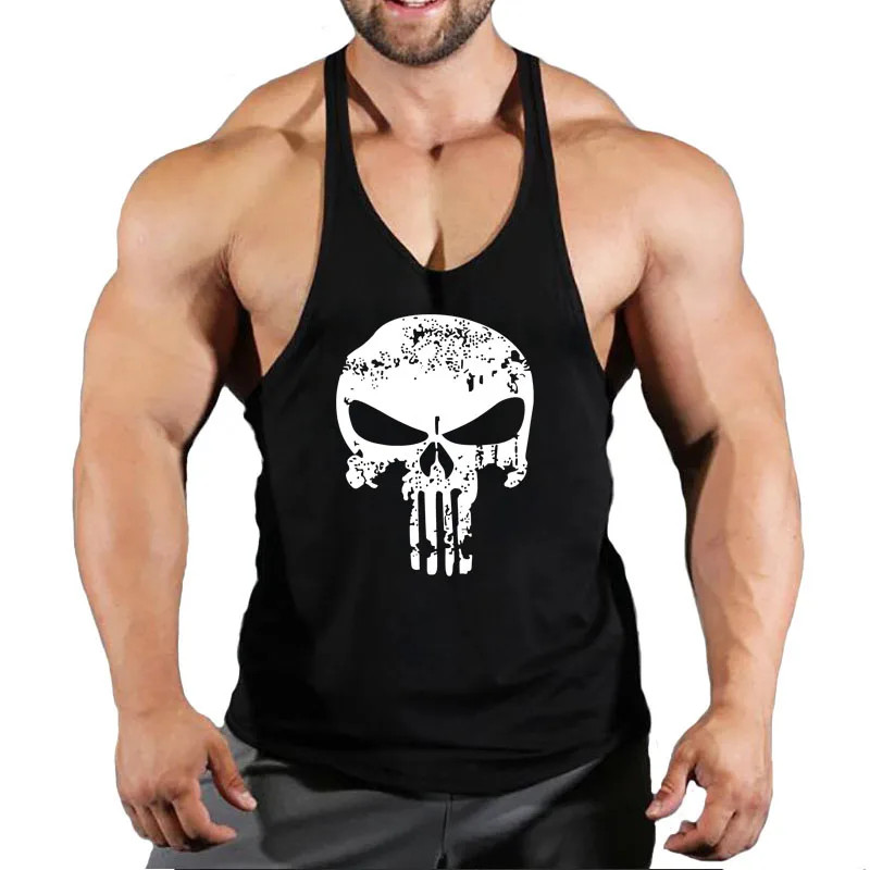 Men’s Workout Tank Tops Gym Muscle Tee Bodybuilding Fitness Sleeveless T Shirts