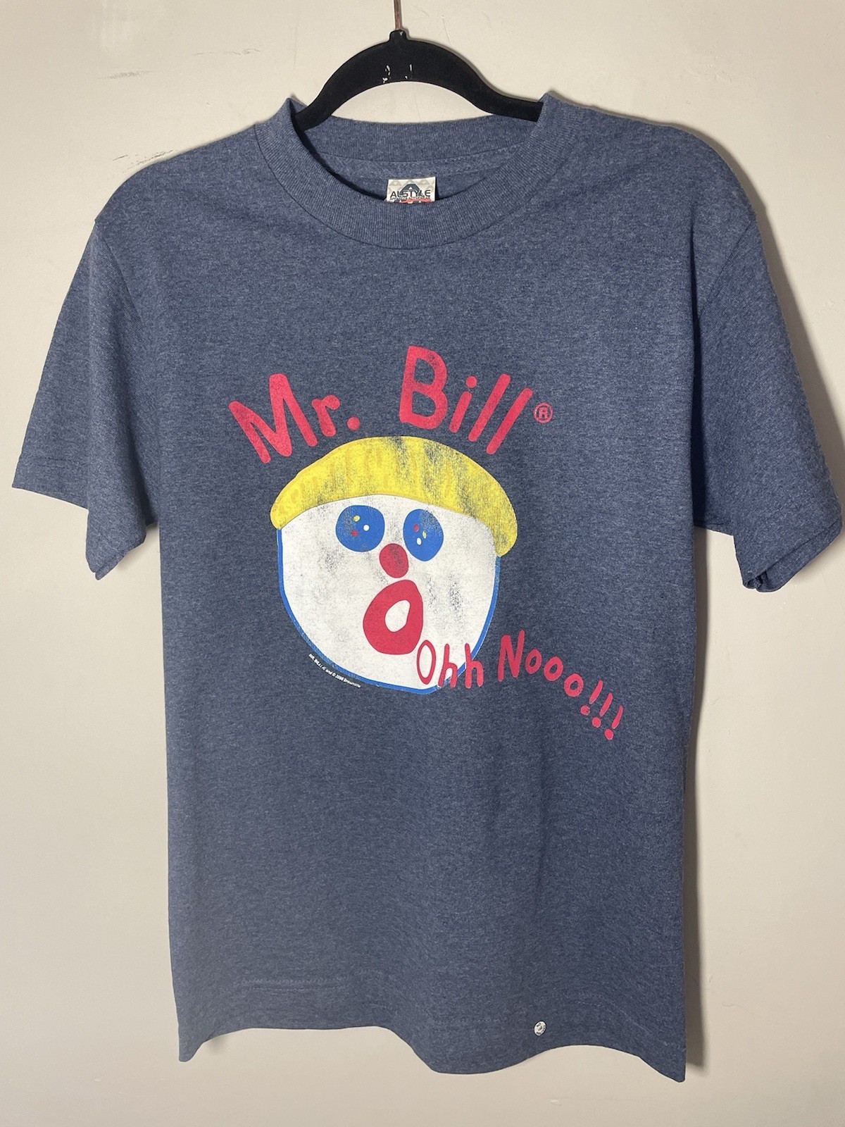 MR. BILL “OH NO!” SNL T-SHIRT 2006 SIZE SMALL CARTOON CHARACTER