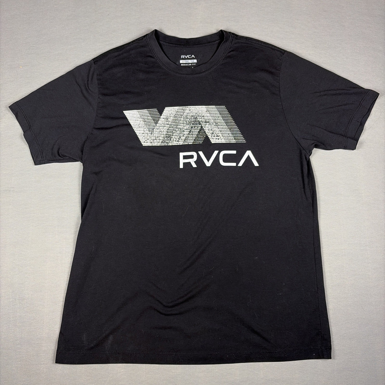RVCA Men’s Sport Tee T-Shirt – Black L