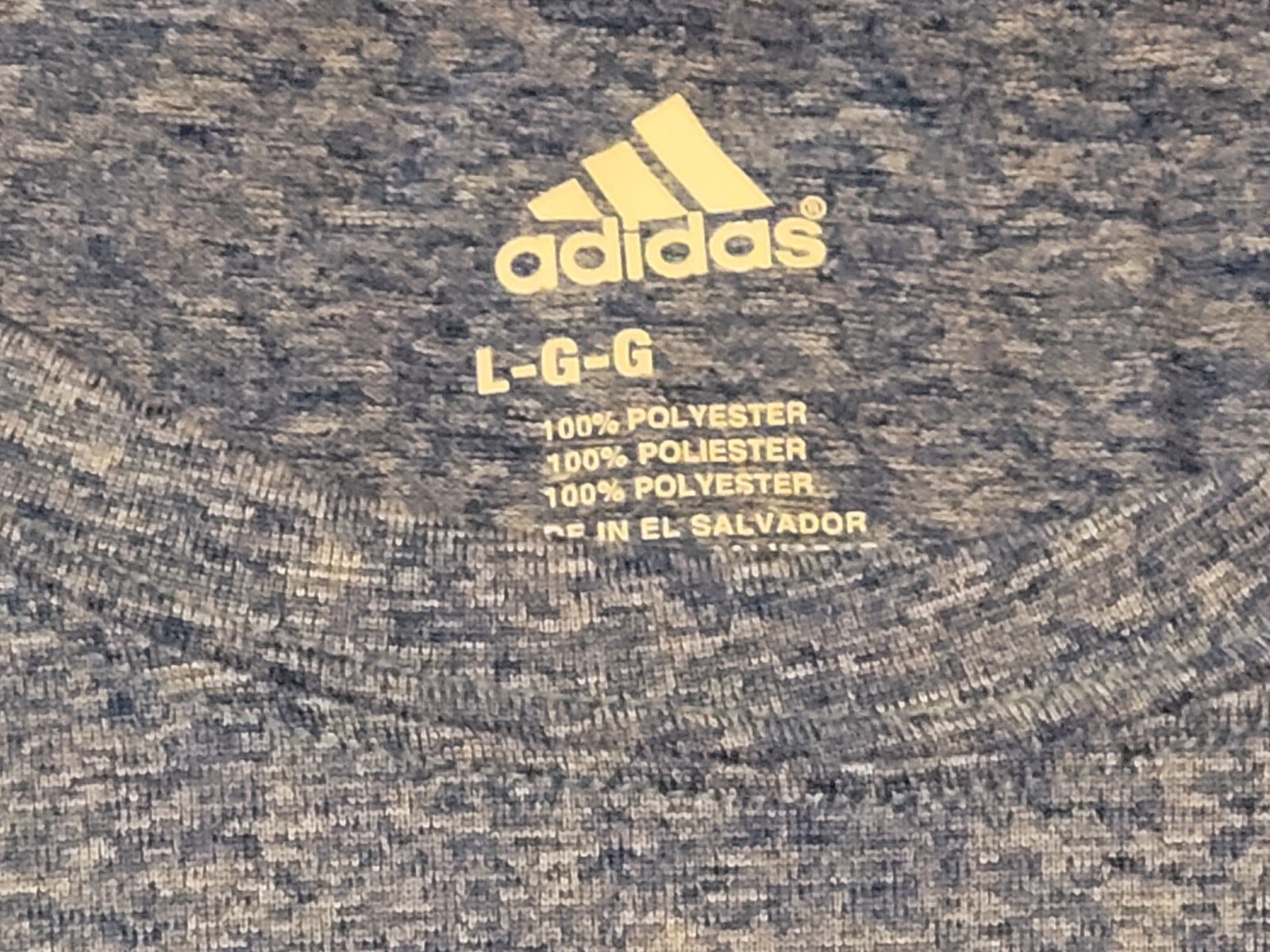 Adidas Men Go To Performance Soccer Tee Shirt Large Blue NWT FREE SHIPPING
