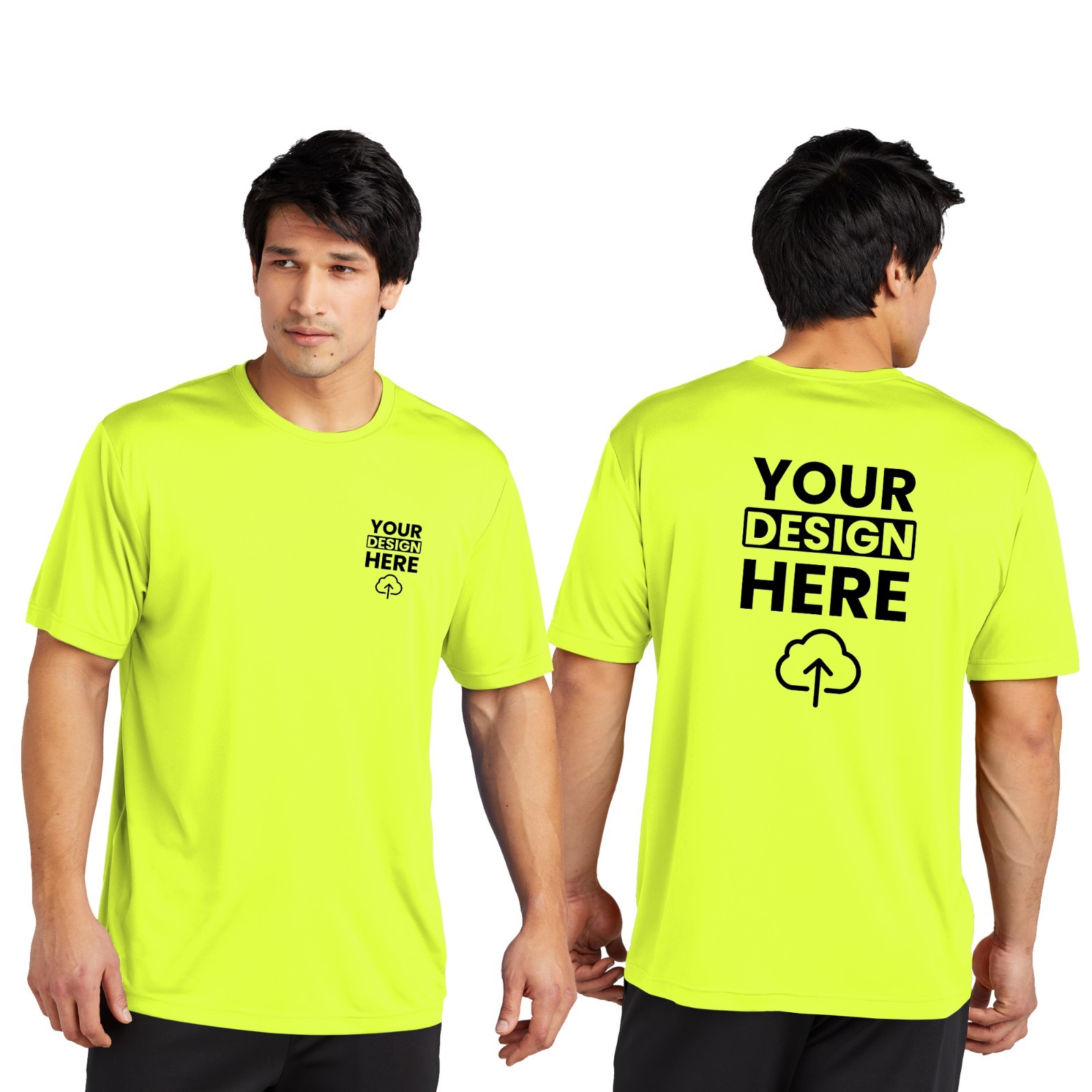 Sport-Tek PosiCharge Re-Compete Custom Printed Gym Tee Gift For Him ST720 S-3XL