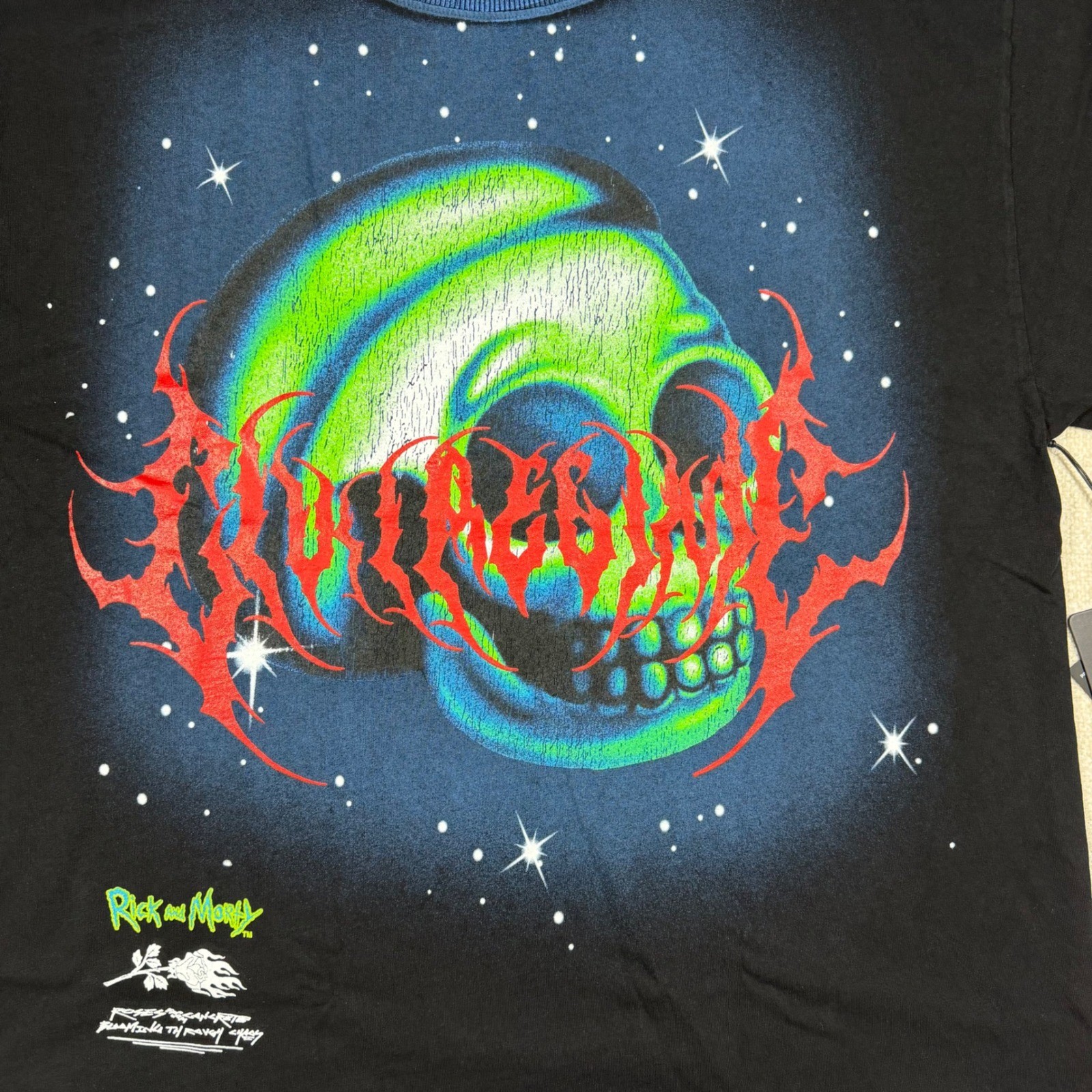 Civil Regime x Rick & Morty Future Misfit Morty 199X Oversized Tee Black Mens M