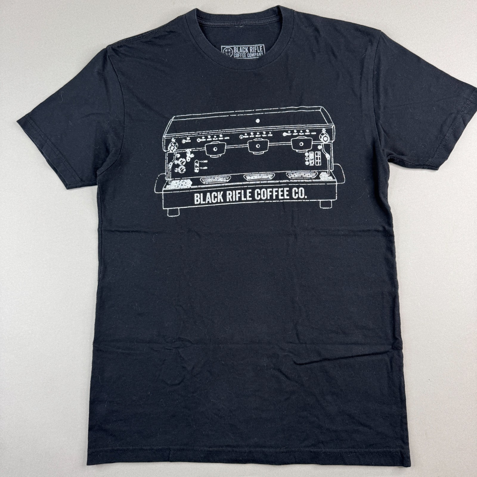 Black Rifle Coffee Company Mens Small Black Expresso Graphic T-Shirt
