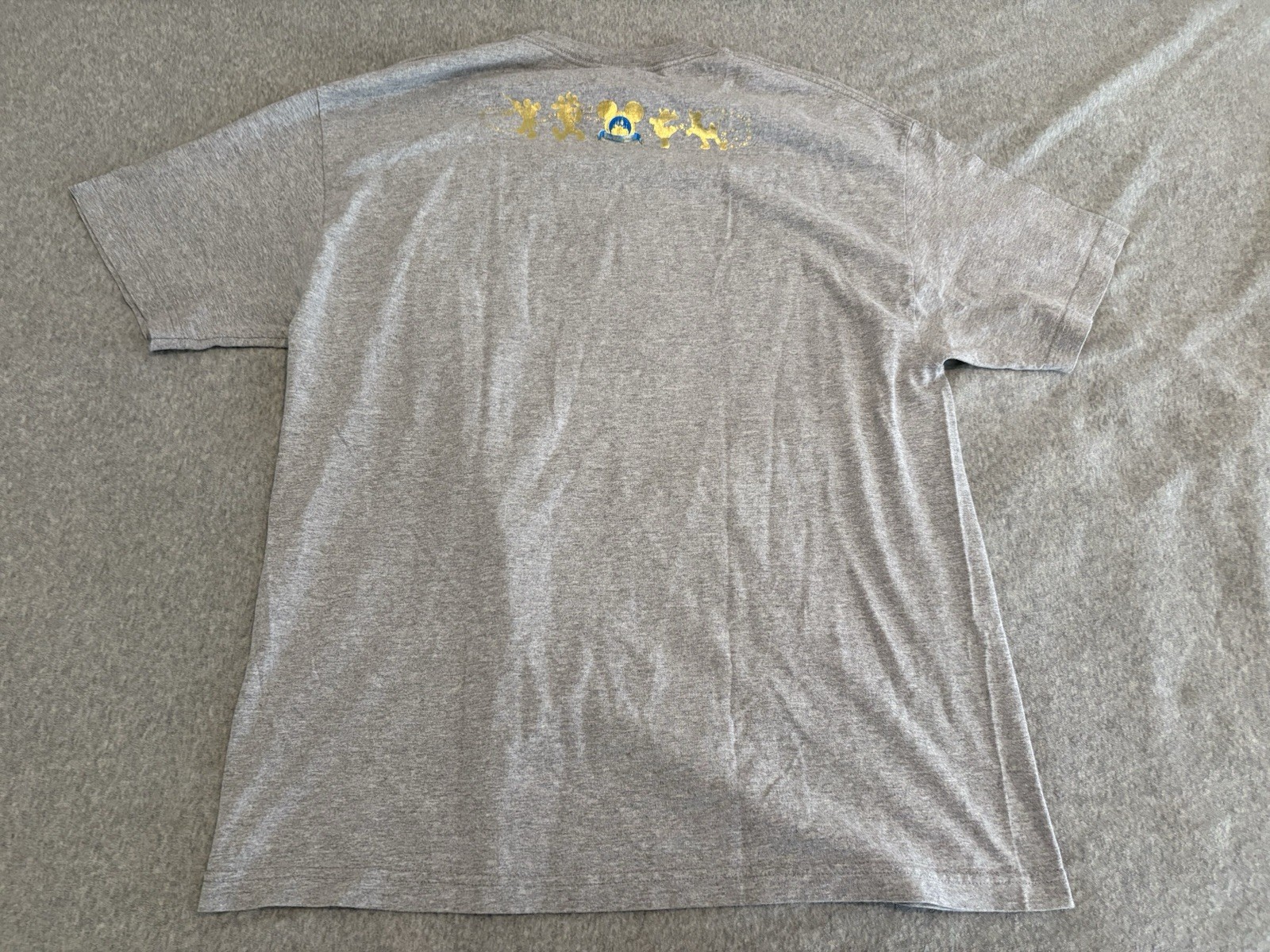 Vintage Walt Disney World Gray Tee Shirt Happiest Celebration On Earth XL