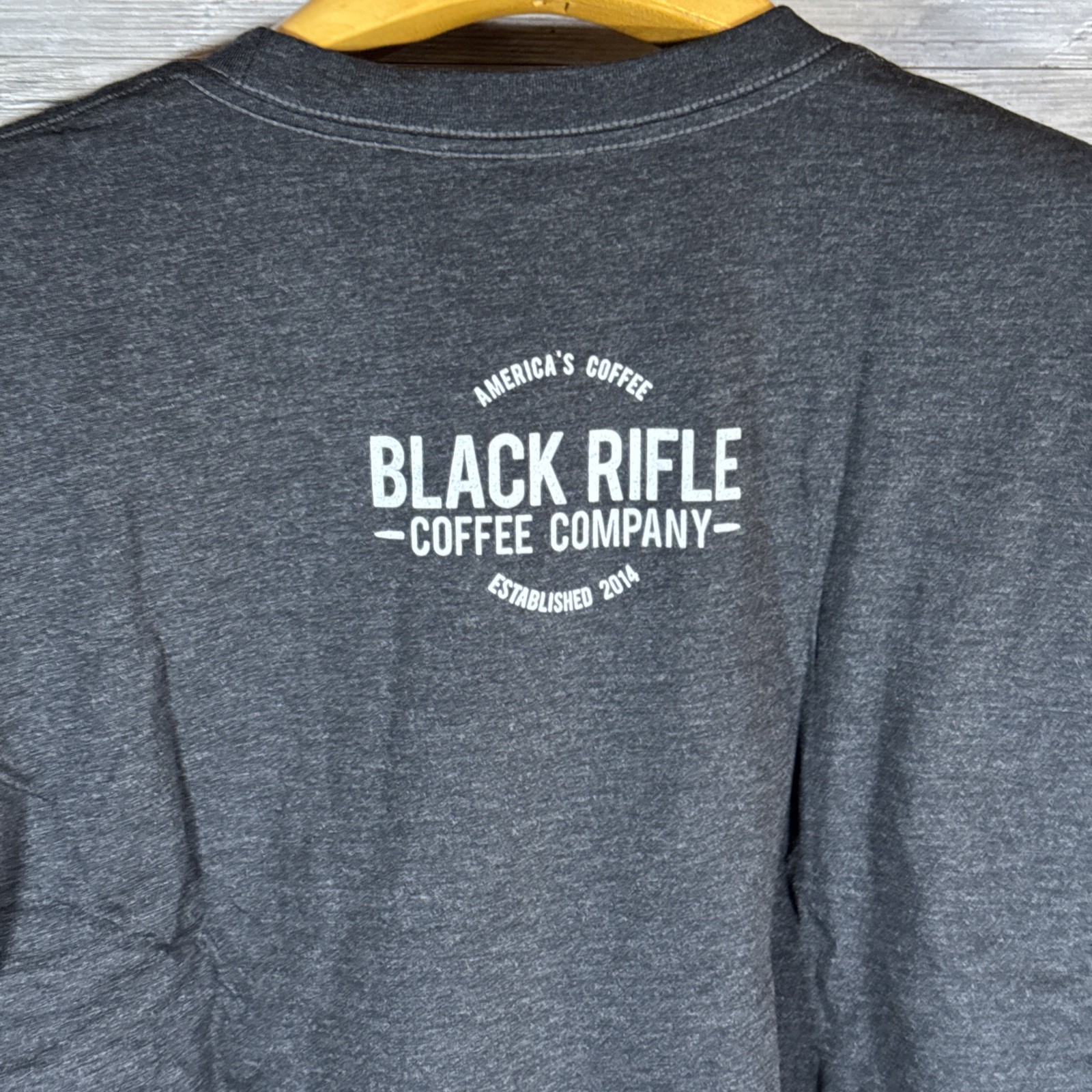 Black Rifle Coffee T-Shirt SBR Flag Logo Mens Size 3XL New Military Patriot USA