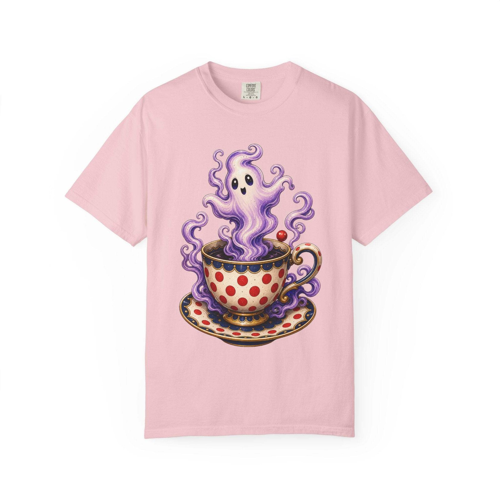 Polka Dot Phantom Teacup Graphic Tee