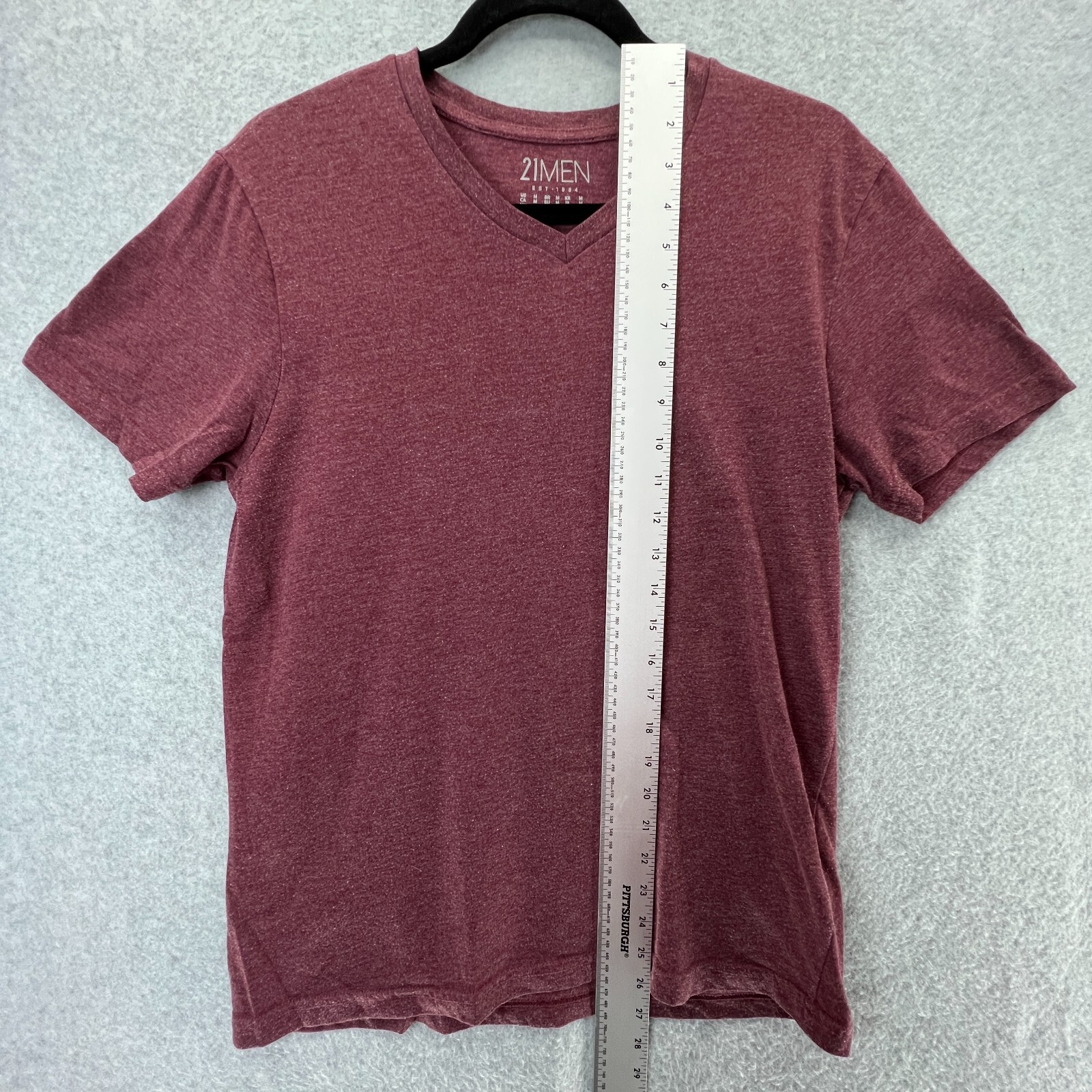 Lot of 6 Forever 21 Men & Old Navy Short Sleeve Shirts Size Medium Blue Red Gray