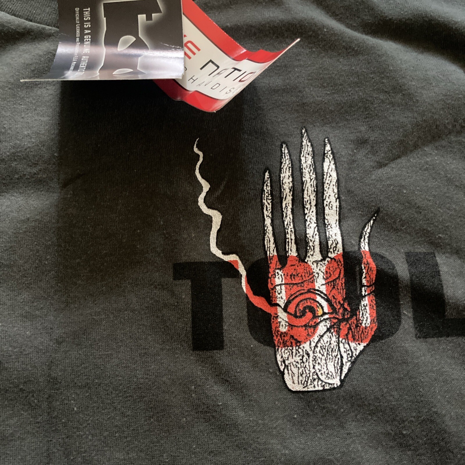 Tool Los Angeles California Shirt Men L Adam Jones Artwork Skelton Rock Concert