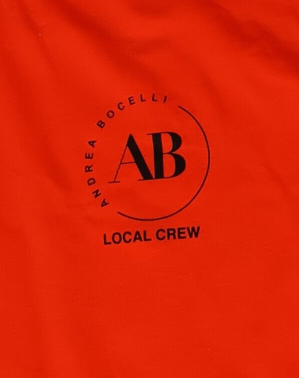 Andrea Bocelli Working Local Crew T-Shirt XL Milwaukee Iconic Italian Tenor