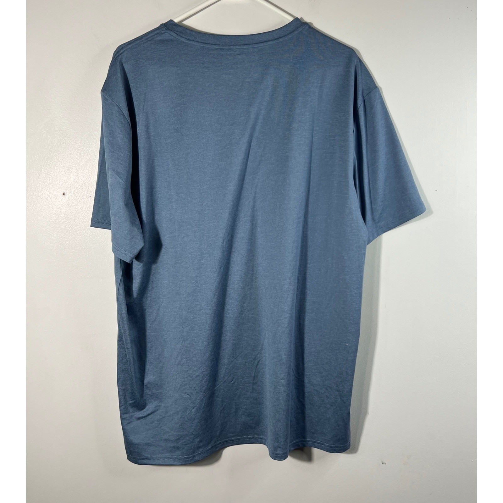 Mens Quince Flowknit Breeze Performance Tee Shirt Heather Dewstone Blue XL NWOT
