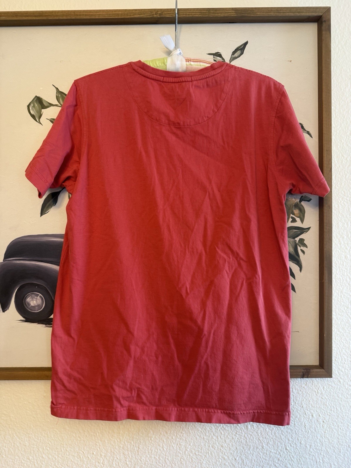 Roberto Cavalli Men’s Red Snake Logo Graphic Print Crew Neck T-Shirt Sz M