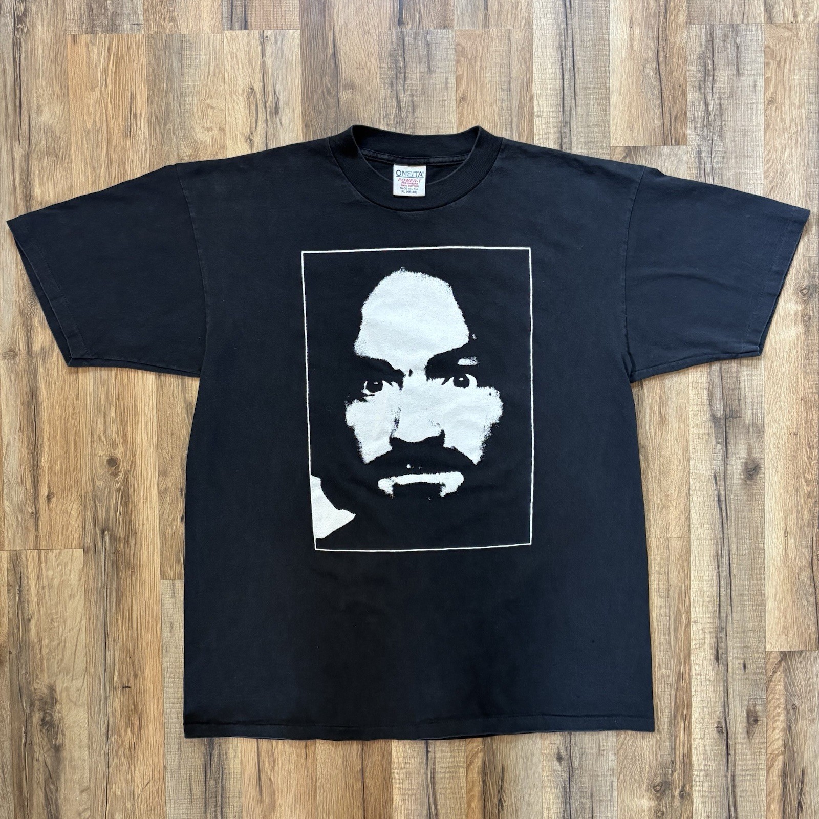 Vintage 90s Charles Manson Charlie Don’t Surf Shirt Size XL Zooport Riot Gear
