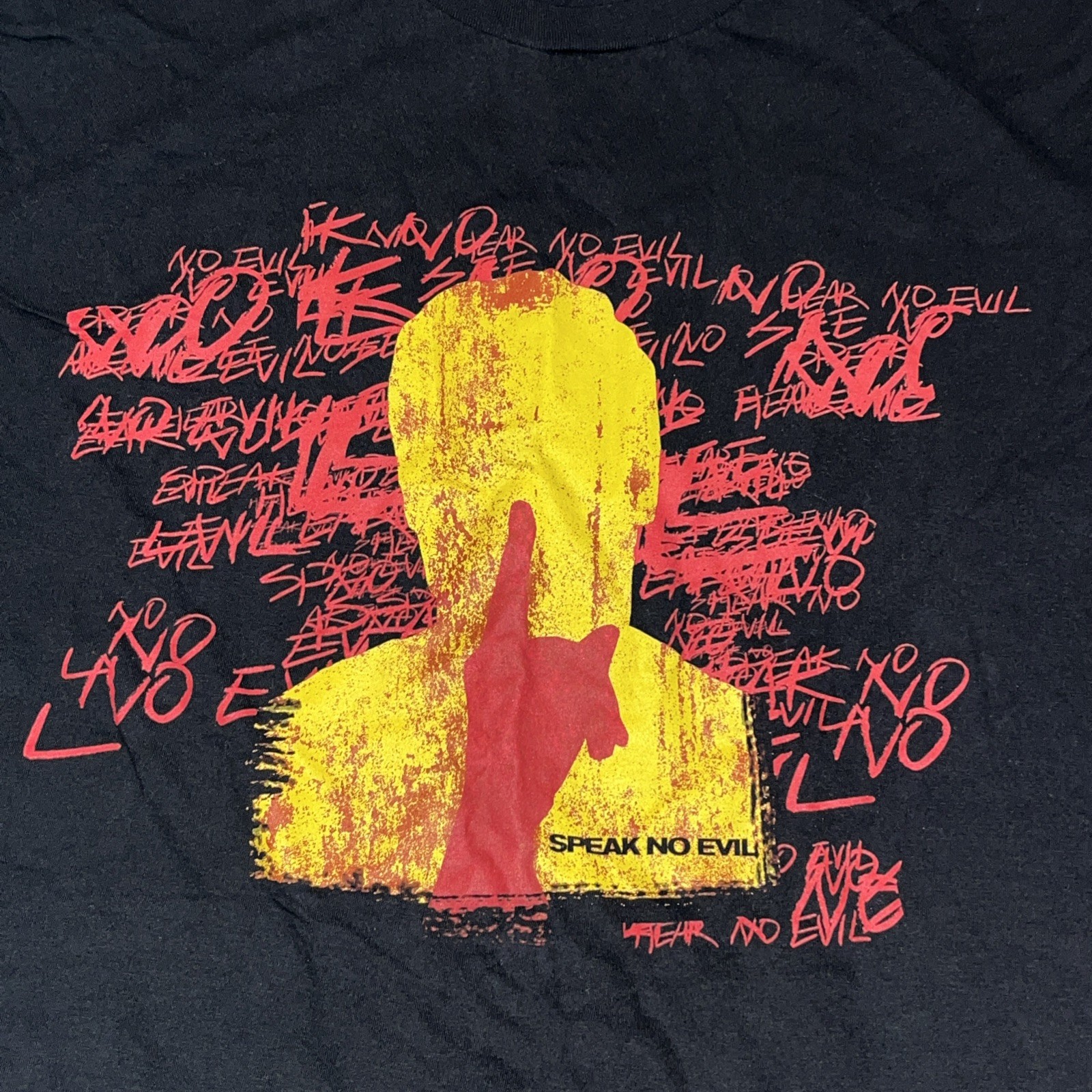 Speak No Evil Graphic Movie Promo Graphic T Shirt Mens XL Black 2024