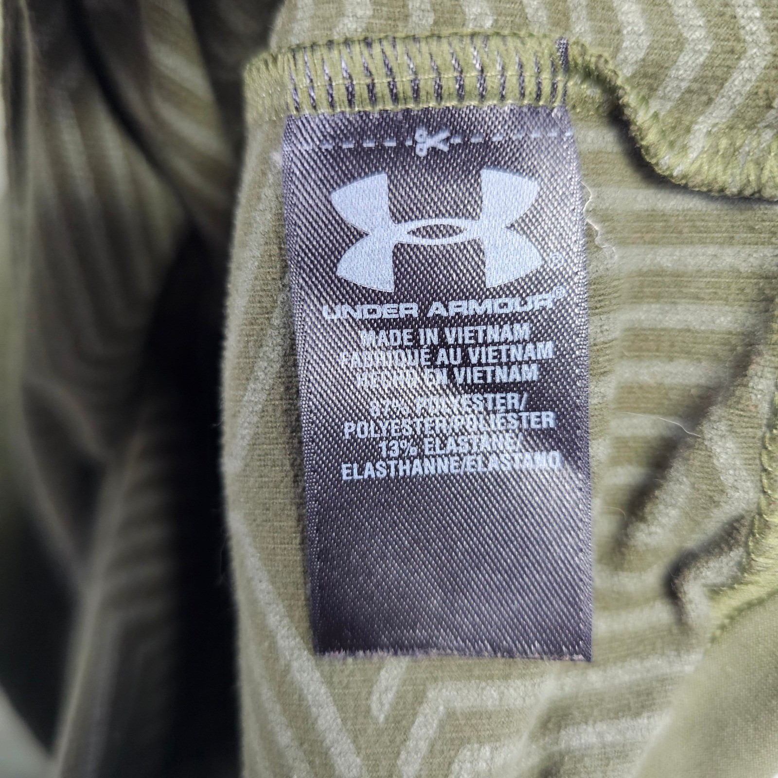 Under Armour Tactical ColdGear Base Layer Fitted Shirt Olive Mens Large Pullover
