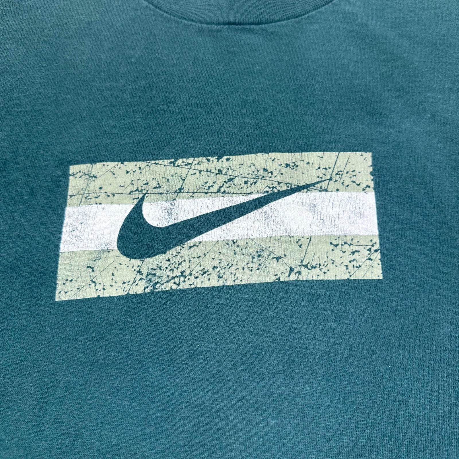 Vintage 90s Nike Box Swoosh Logo Sportswear Athletic Graphic T-Shirt USA – XL