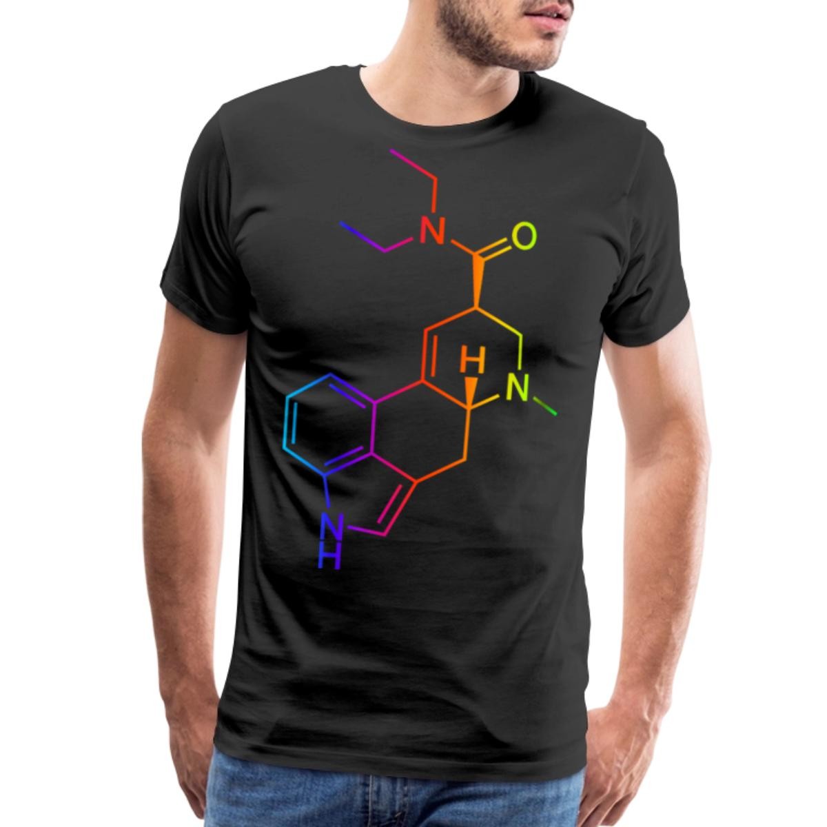 LSD Shirt Acid Chemical Structure Men’s Premium T-Shirt