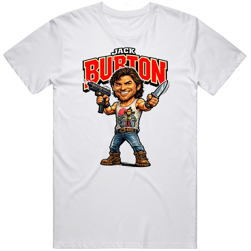 Big Trouble in Little China Jack Burton Caricature Funny Graphic Meme Gag Gift