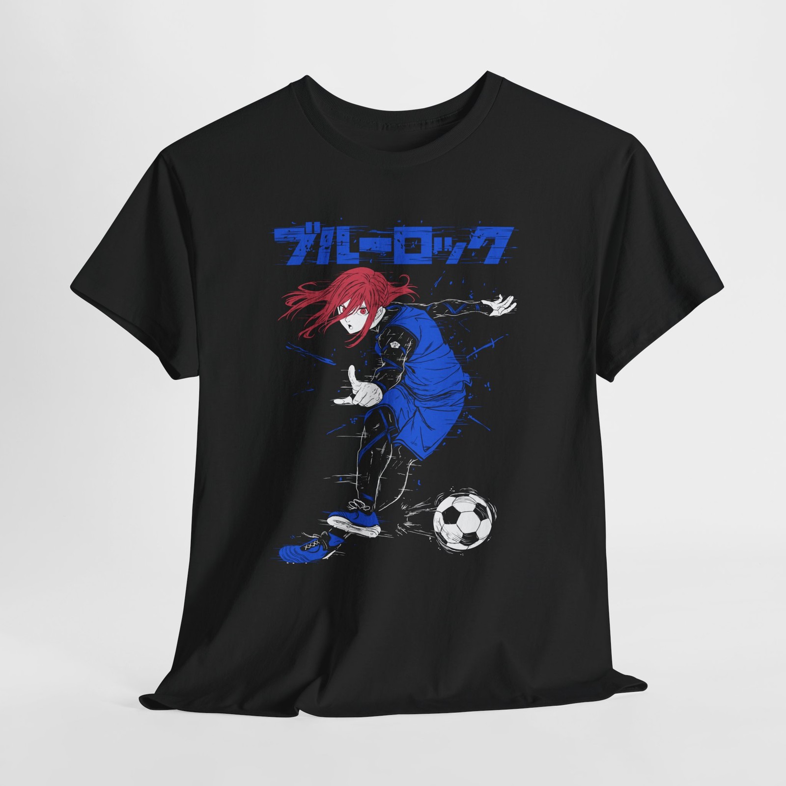 Chigiri Hyouma Blue Lock T-Shirt, Unisex Anime Graphic Tee, Black Manga, Gift
