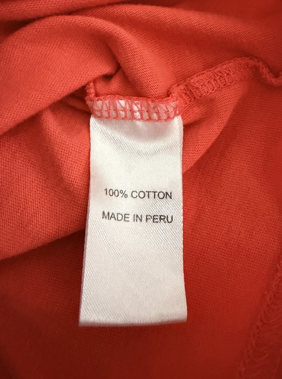 Southern Point Co Men’s L Salmon Logo Pocket Tshirt 100% Cotton Preppy