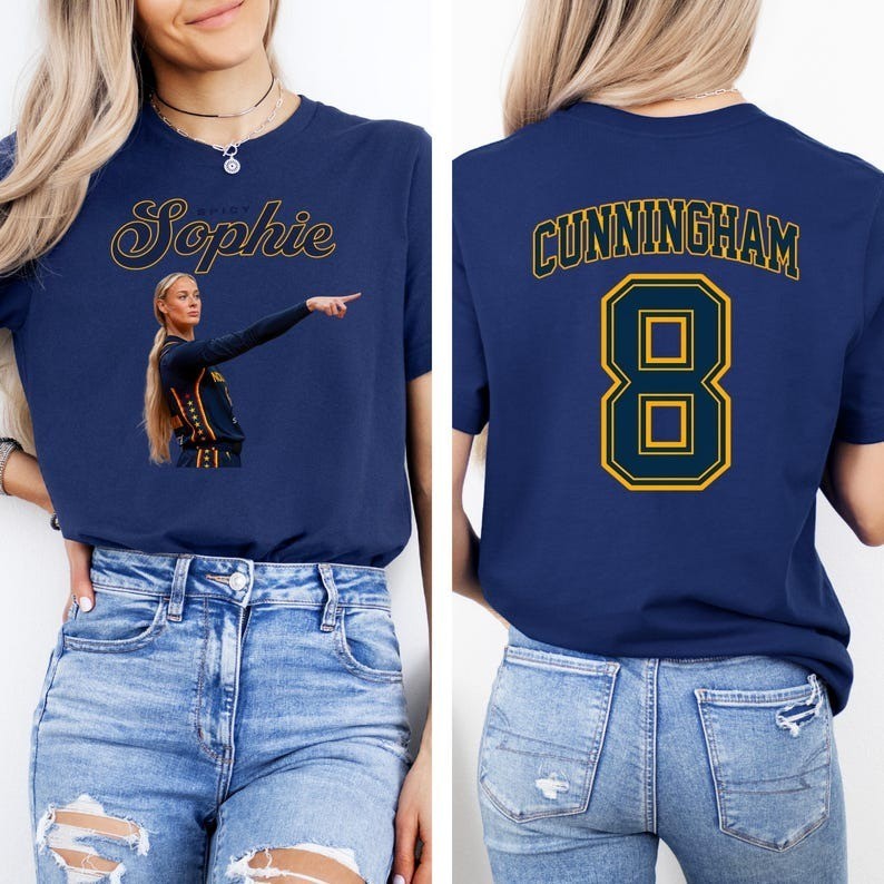 HOT Sophie Cunningham 8 Tee, Indiana Basketball retro T-shirt reprint