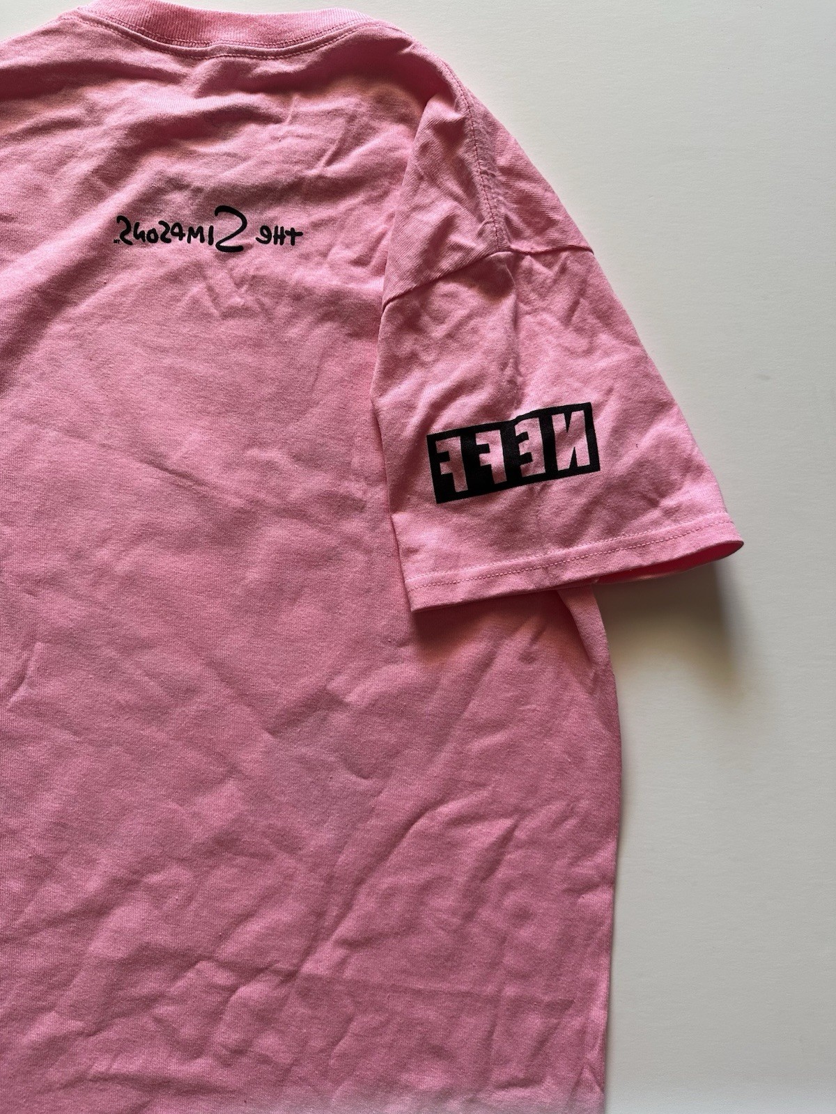 The Simpsons Homer Donut Pink Neff T-Shirt New