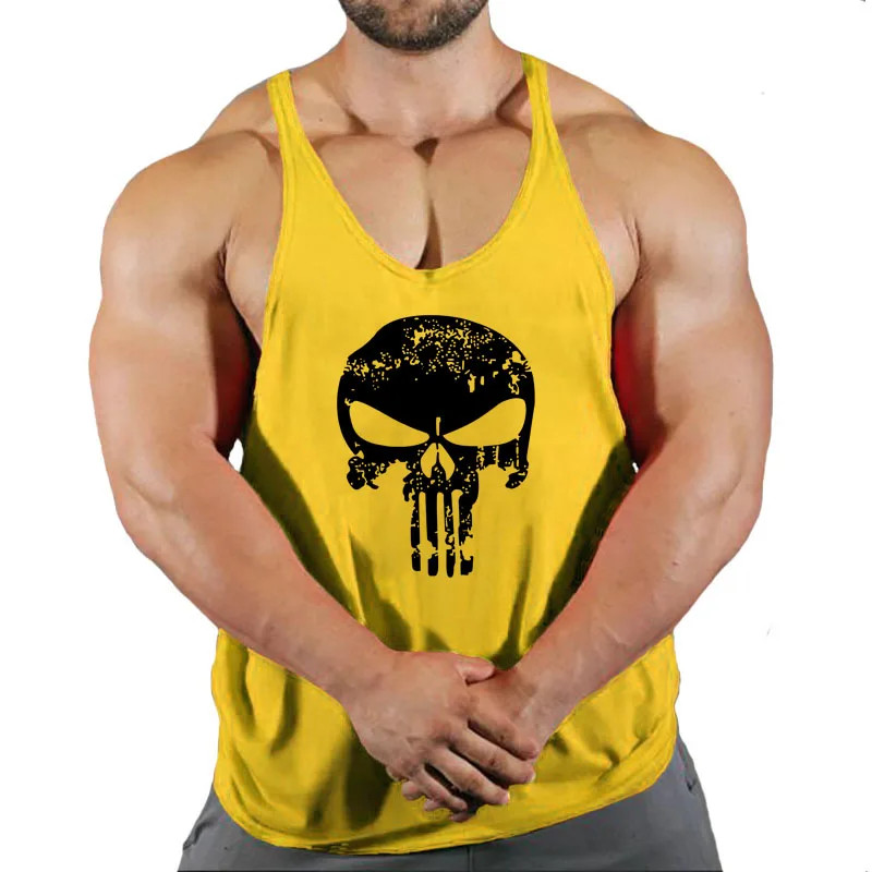 Men’s Workout Tank Tops Gym Muscle Tee Bodybuilding Fitness Sleeveless T Shirts