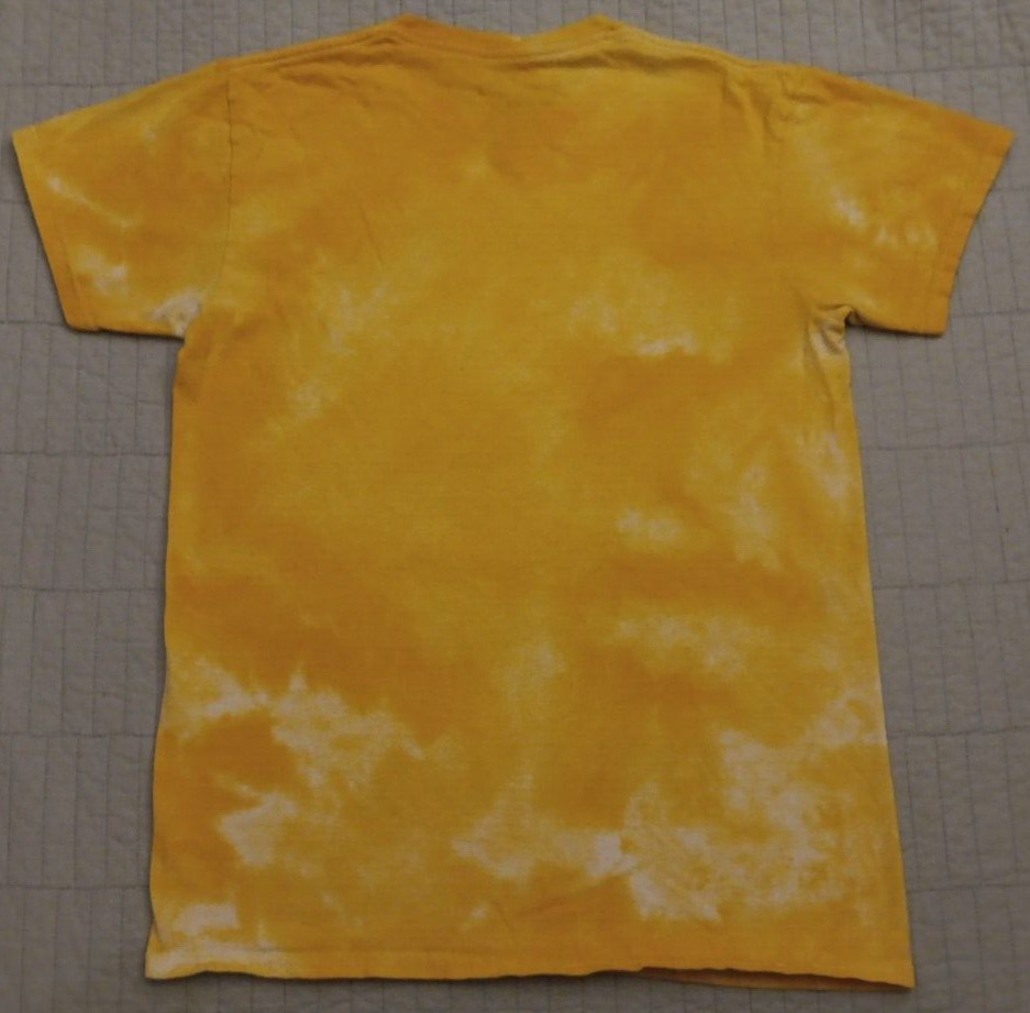 Unisex Small Arthur Yellow Tie Dye Hugs Not Drugs Graphic T Shirt