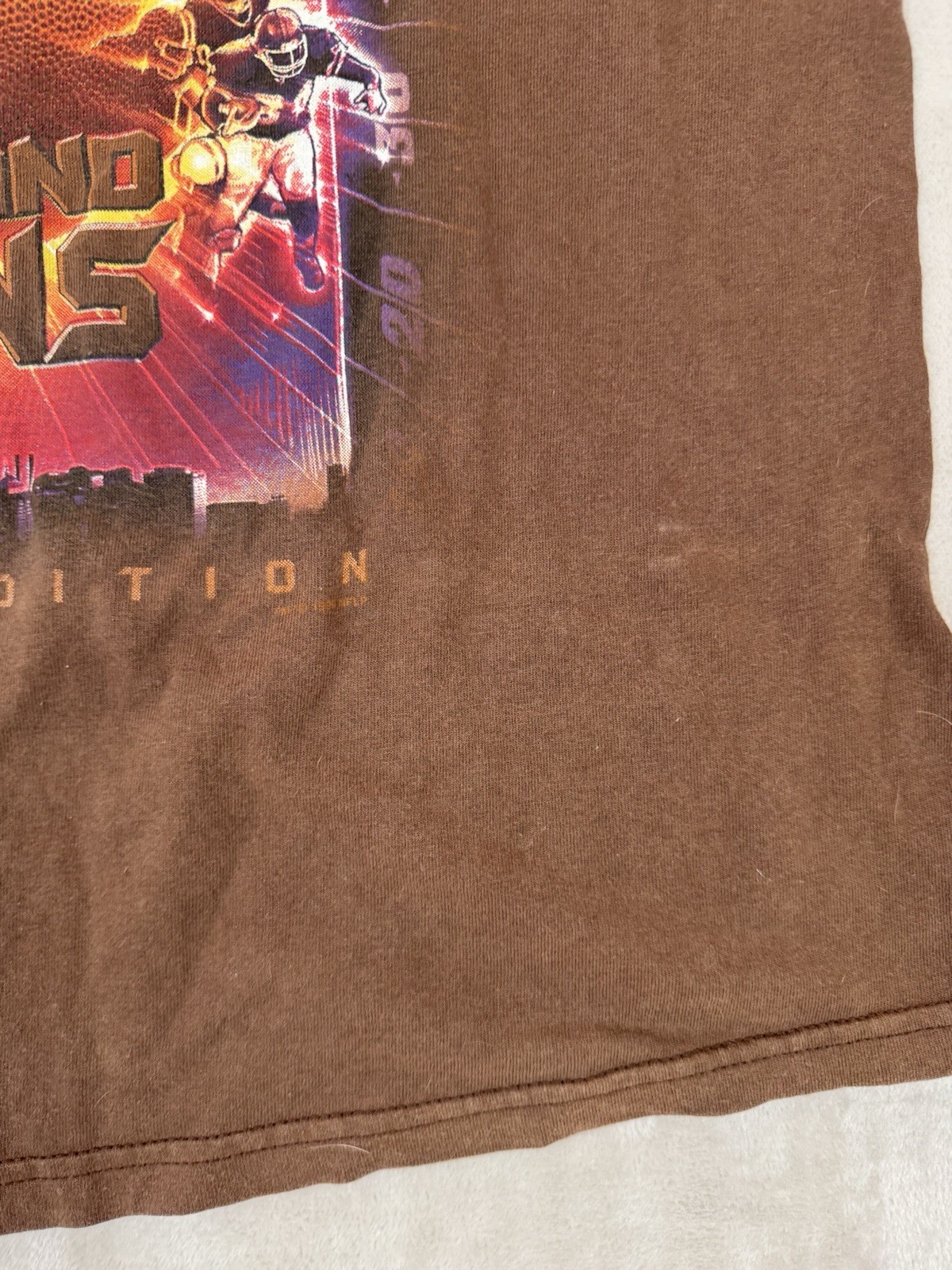 Vintage Lee Sports Cleveland Browns NFL Champions Short Sleeve T-Shirt Mens L