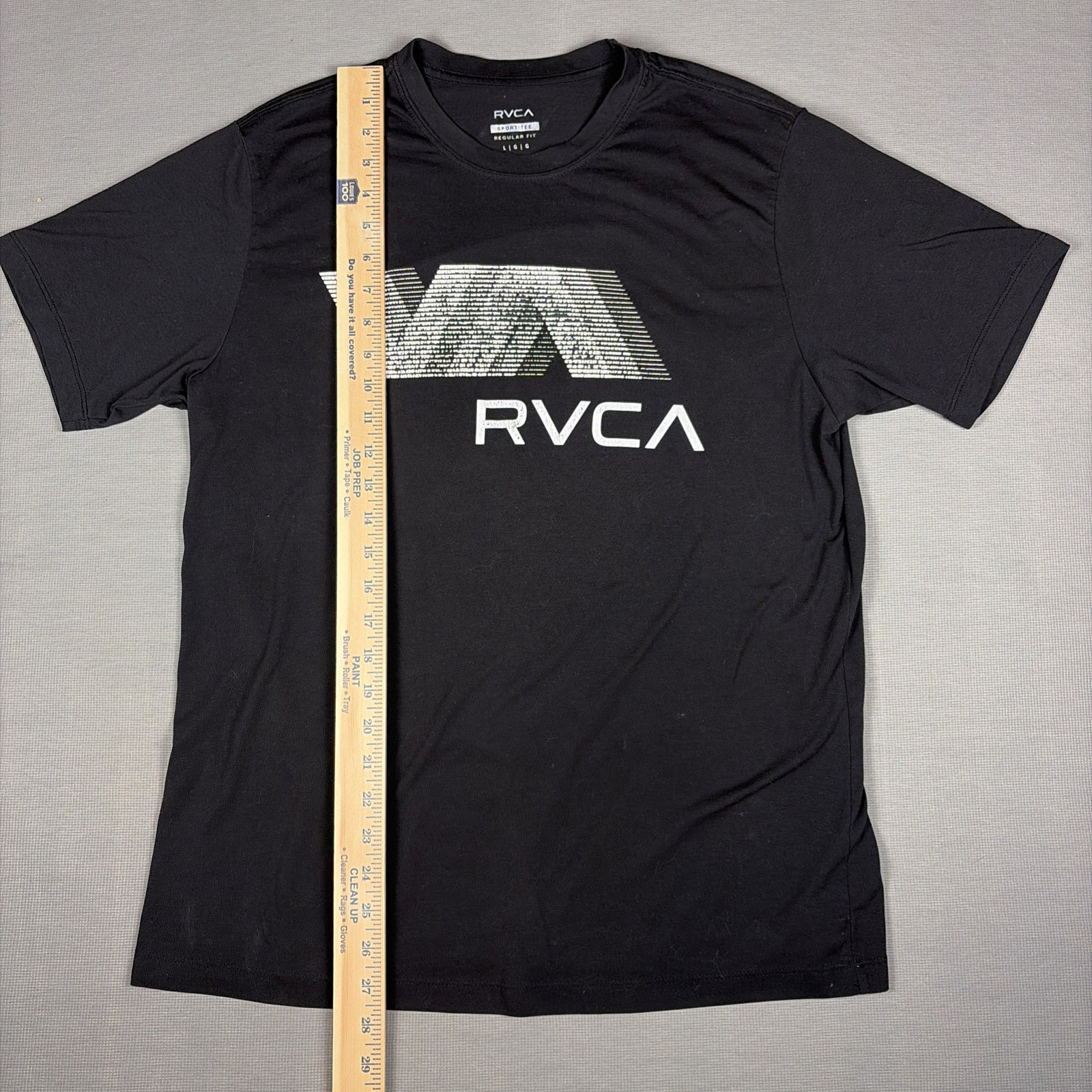 RVCA Men’s Sport Tee T-Shirt – Black L
