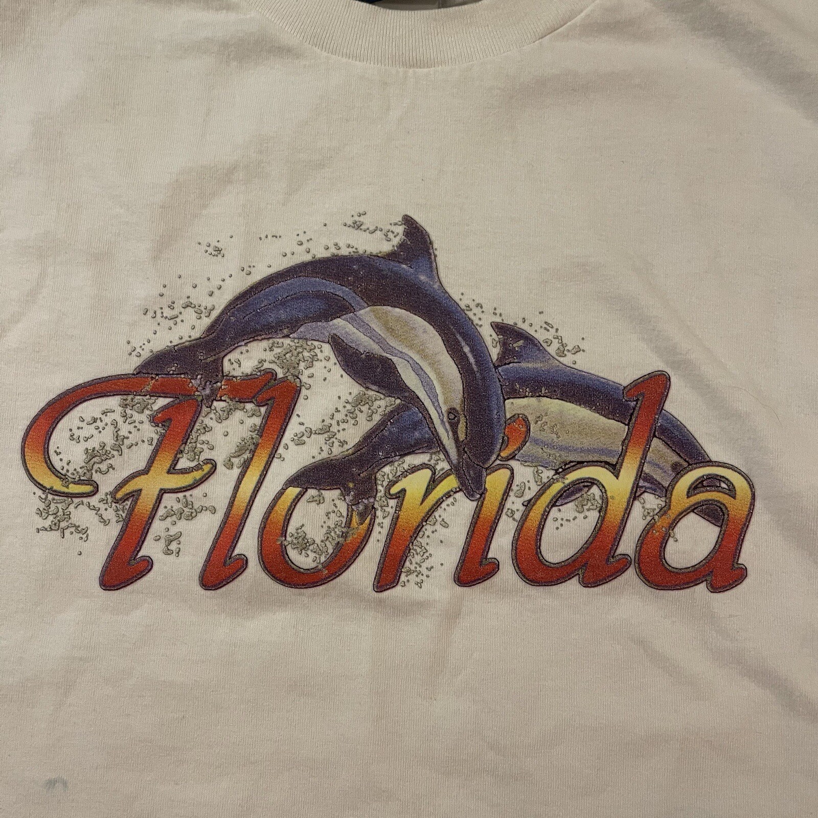 Jansport Florida Dolphins T Shirt Size XL White Men’s