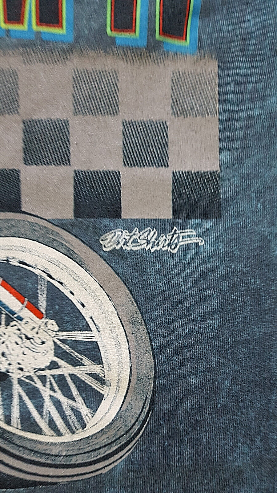 Vintage 1991 Fresno Speedway AMSA Motorcycle Race T-Shirt Single stitch