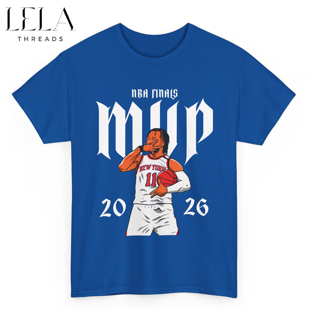 NBA Finals Jalen Brunson MVP shirt New York Knicks Champions 2026 NYK T-Shirt