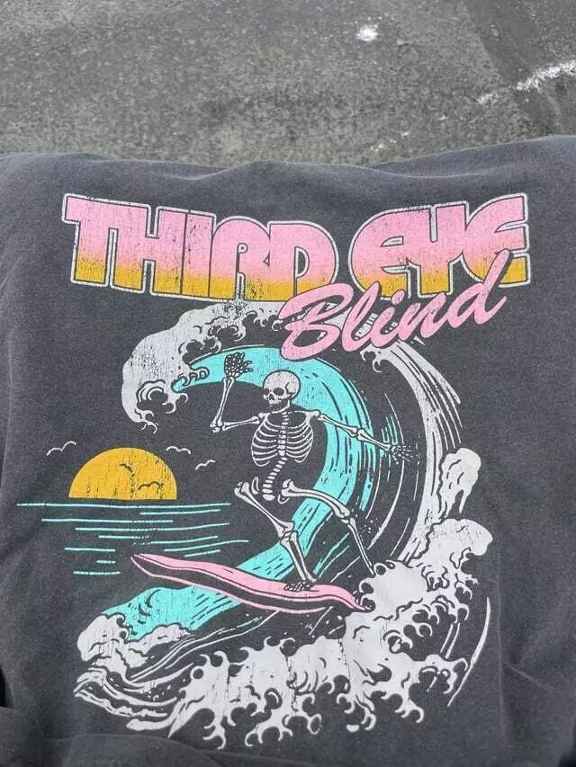 Third Eye Blind Band Tour Basic Style Charcoal Short sleeve Unisex T shirt