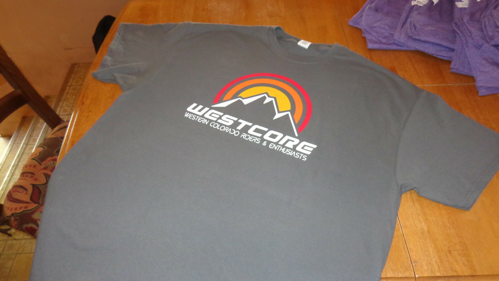 Mens Westcore Shirt – Charcoal Gildan 6.1oz 100% cotton
