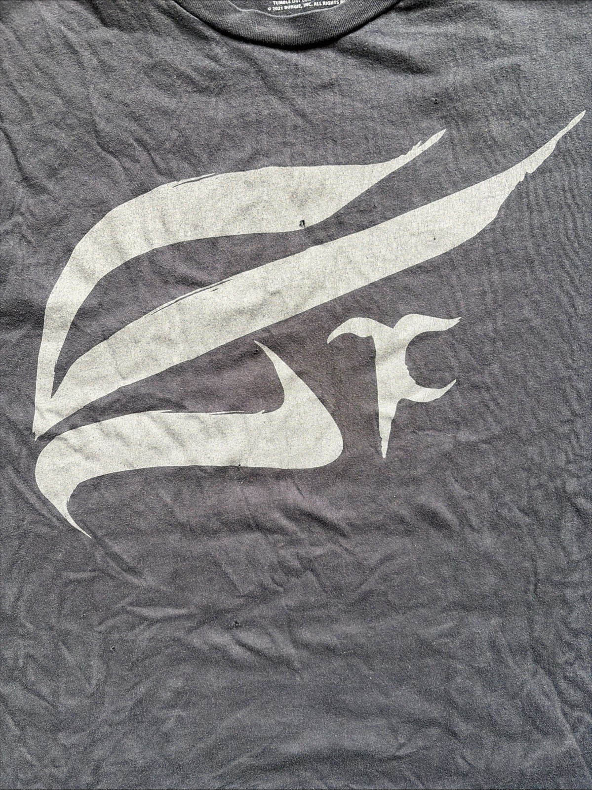 Destiny 2 Hawkmoon Triumph Distressed Reforged Long-sleeve Shirt size 3XL Holes