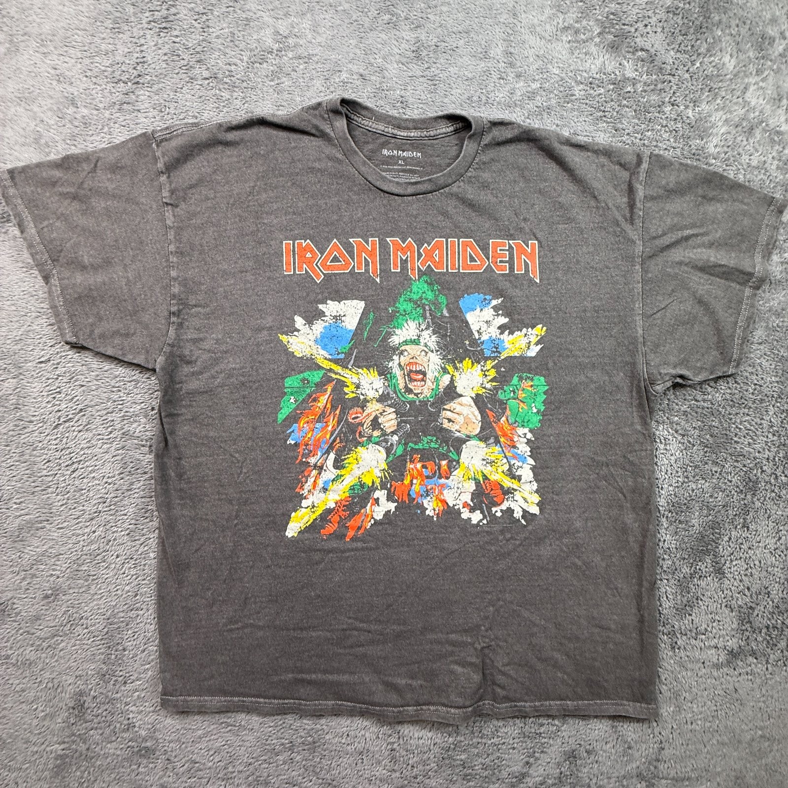 Iron Maiden Tailgunner 2025 Licensed Reissue Band Tee Mens XL Euro Tour