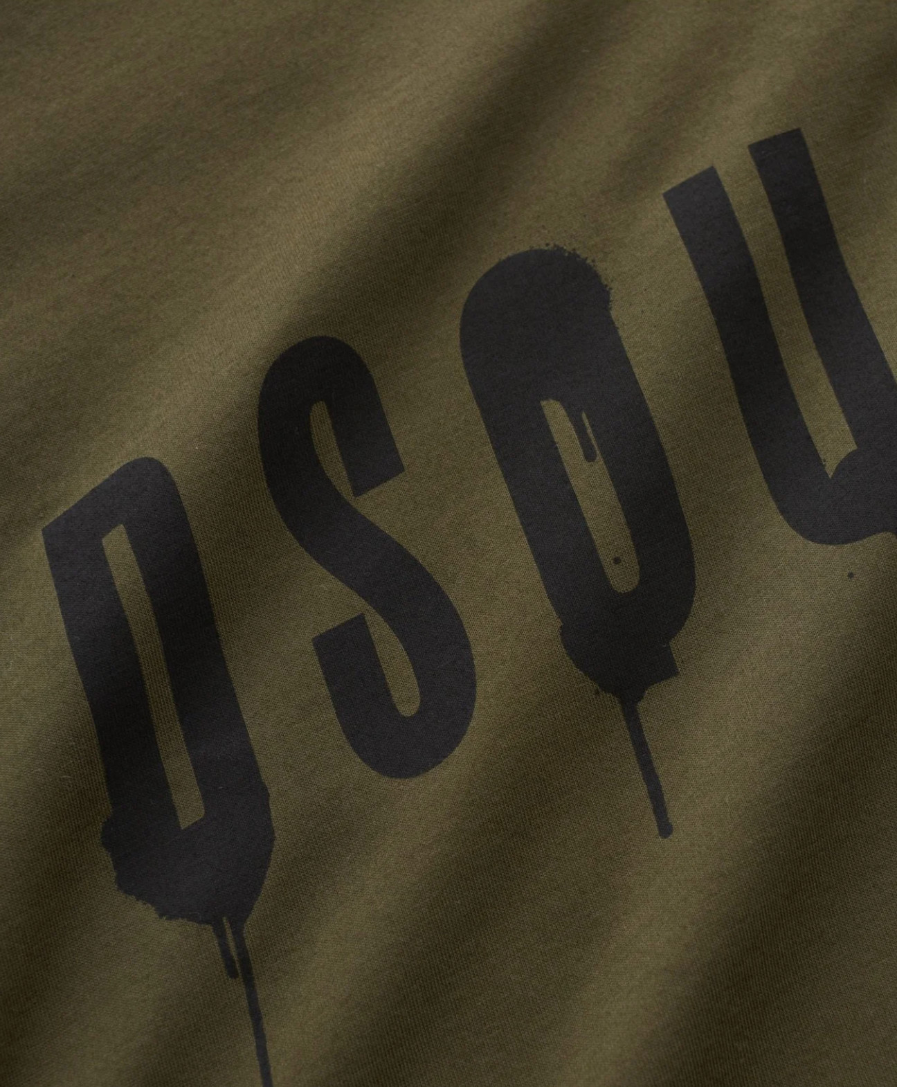 Dsquared2 Jeans Army Drip Painted T-shirt Shirt Logo Cotton Tee Top Icon Bnwt S