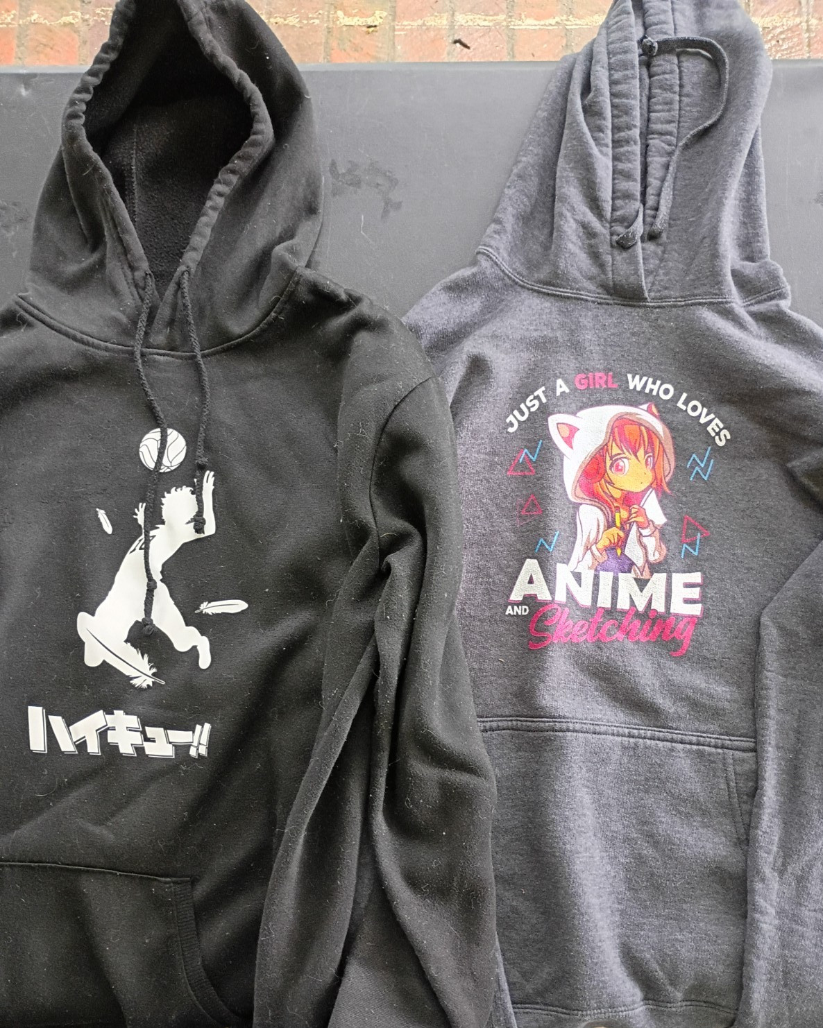 Huge Lot of 16 Anime Graphic T-Shirt Hoodie Bundle Mixed Manga Japanimation