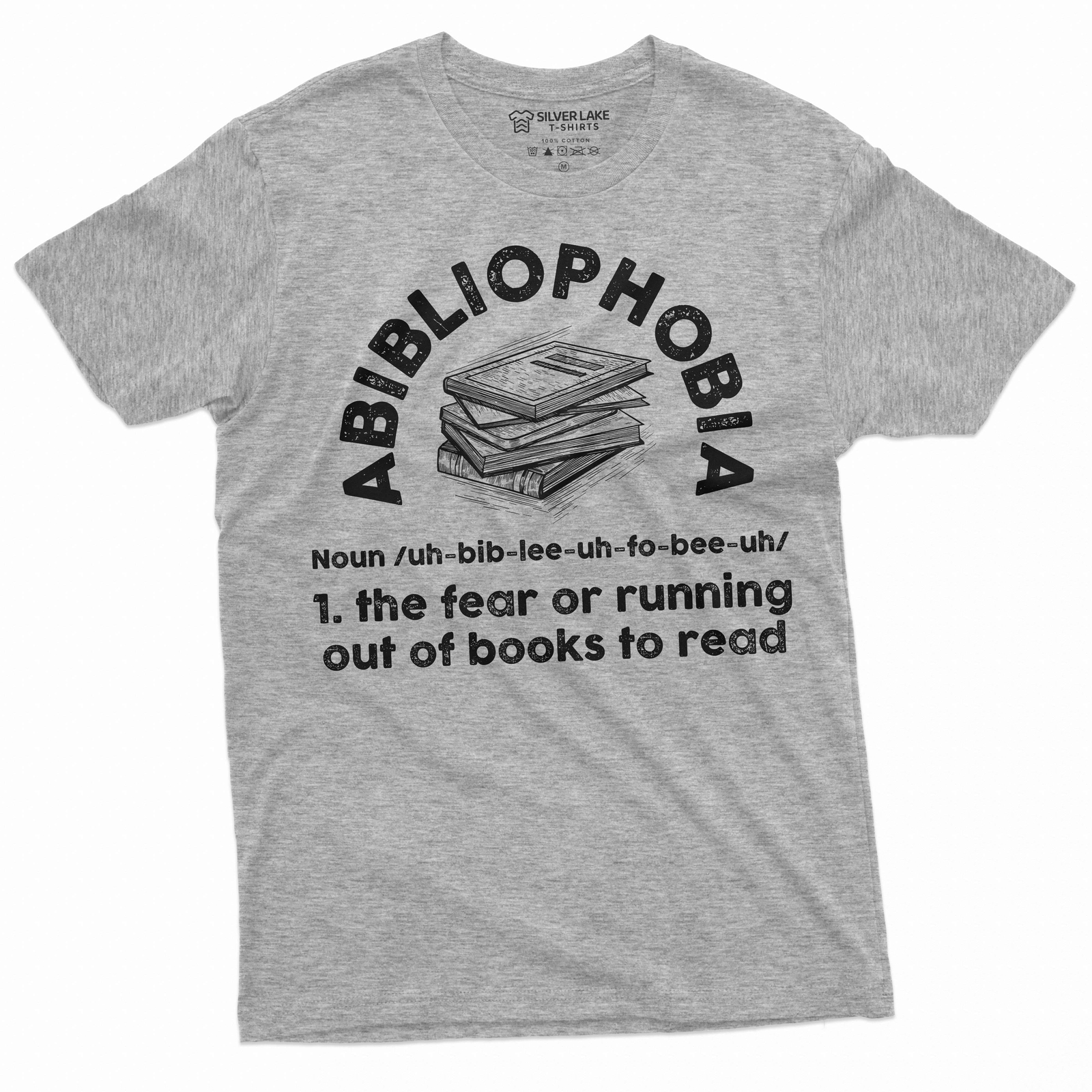 Funny Abibliophobia Shirt fear of running out of books to read shirt Book Shirts