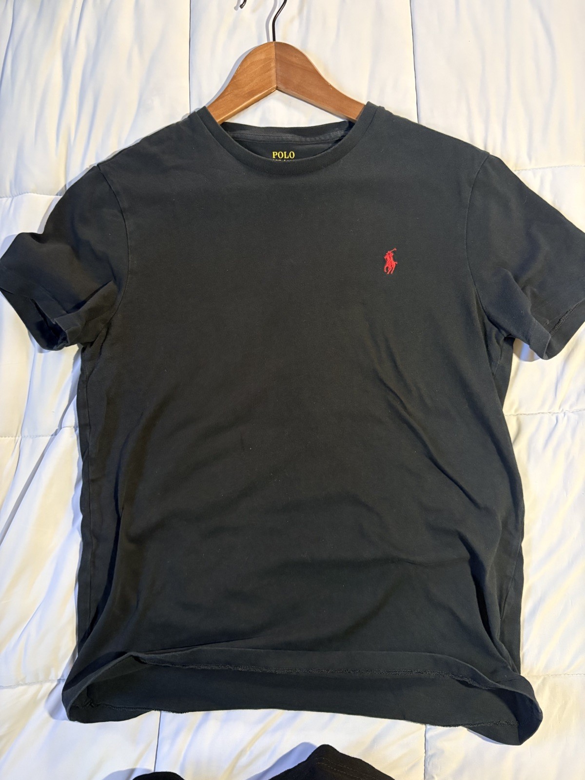 Polo Ralph Lauren Custom Fit Blue 100% Cotton Crew Neck T-Shirt Men’s Medium