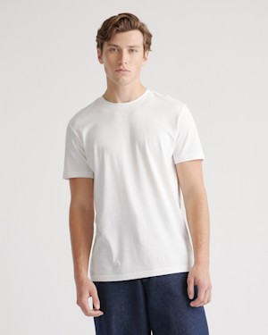 Quince Men Cotton Modal Crew Neck Tee 3-Pack White XXL