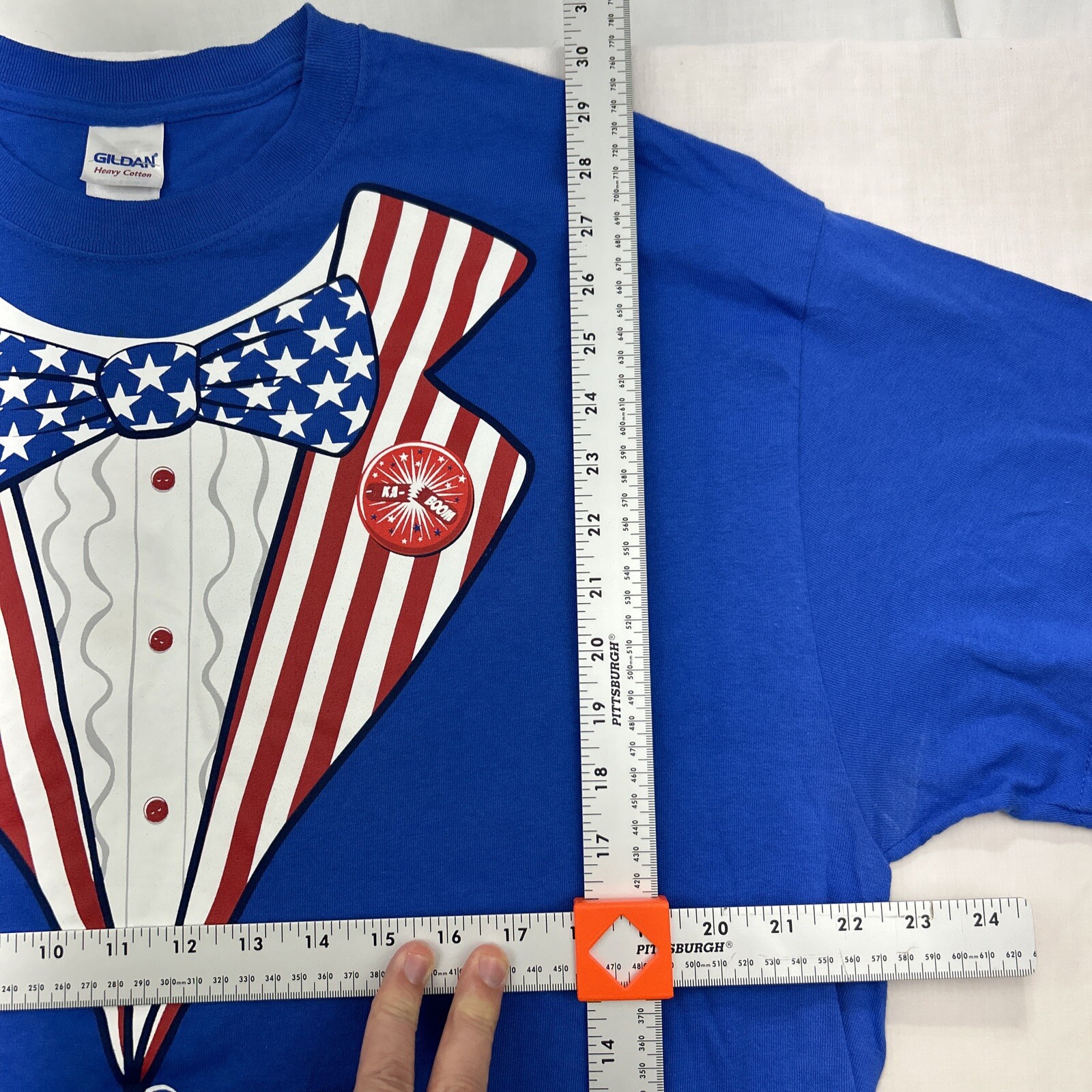 Gildan Patriotic “I Want You” Red/White/Blue T-shirt – Size XL – see description
