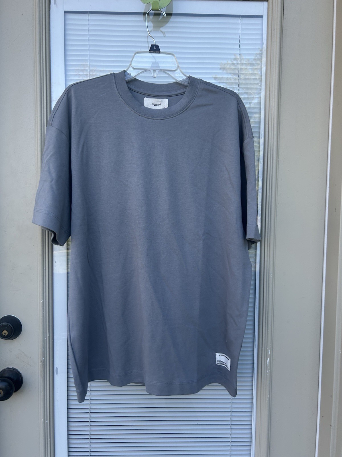 Reserved Supply Men’s Oversize Fit T-Shirt Gray Size CHOOSE Crew Neck NWT