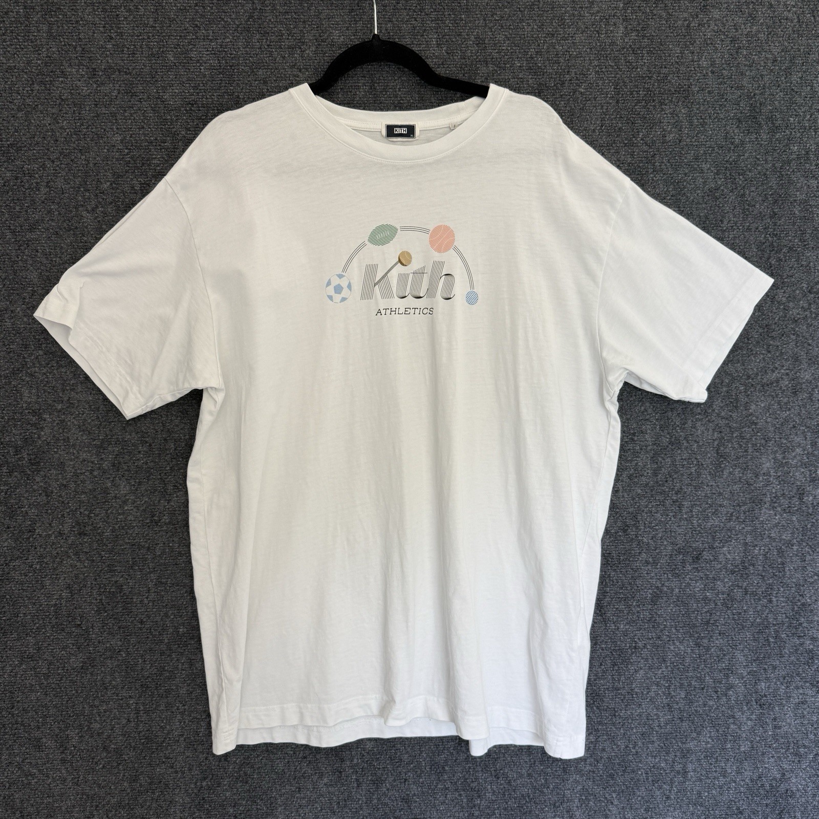 Kith Athletics Men’s XL White T-Shirt