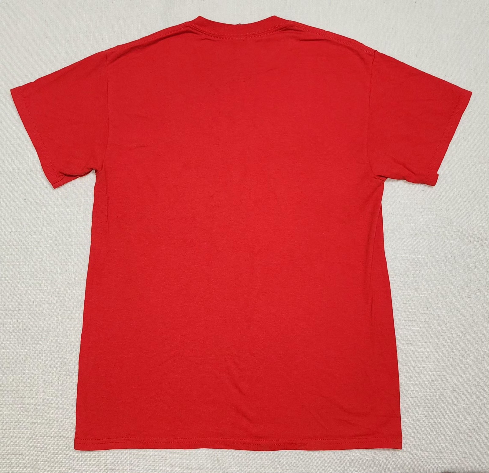 Gildan M Red Crew Neck Tee T-Shirt BG Crown Graphic Print Short Sleeves